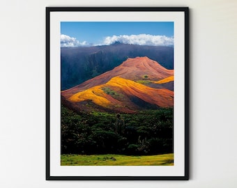 Haleakala National Park Print Wall Art, Hawaii Print, Hawaii Gift Travel Print, National Park Art Print, Haleakala National Park Poster