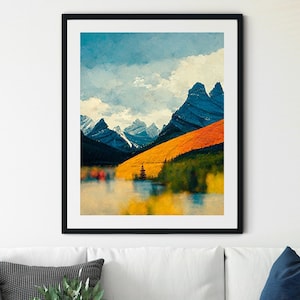 Banff Poster, Banff Poster, Banff Poster, Banff Poster, Banff National Park ReisePoster, Banff Poster, Banff Poster, Banff Printable