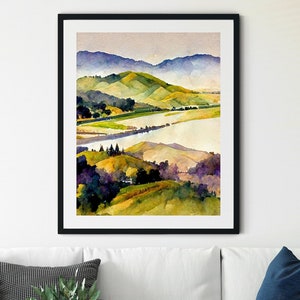 Napa Valley Print, Wine Country Print, California Wall Art, California Print, Napa Valley Poster, Vineyard Wall Art, Wine Print Wall Art