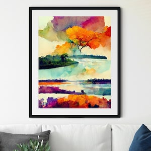 Iguazu Falls Argentina, Brazil Wall Art, Travel Print, Waterfall Photo, Waterfall Landscape, Waterfall Print, Mountain Wall Art, Nature Art