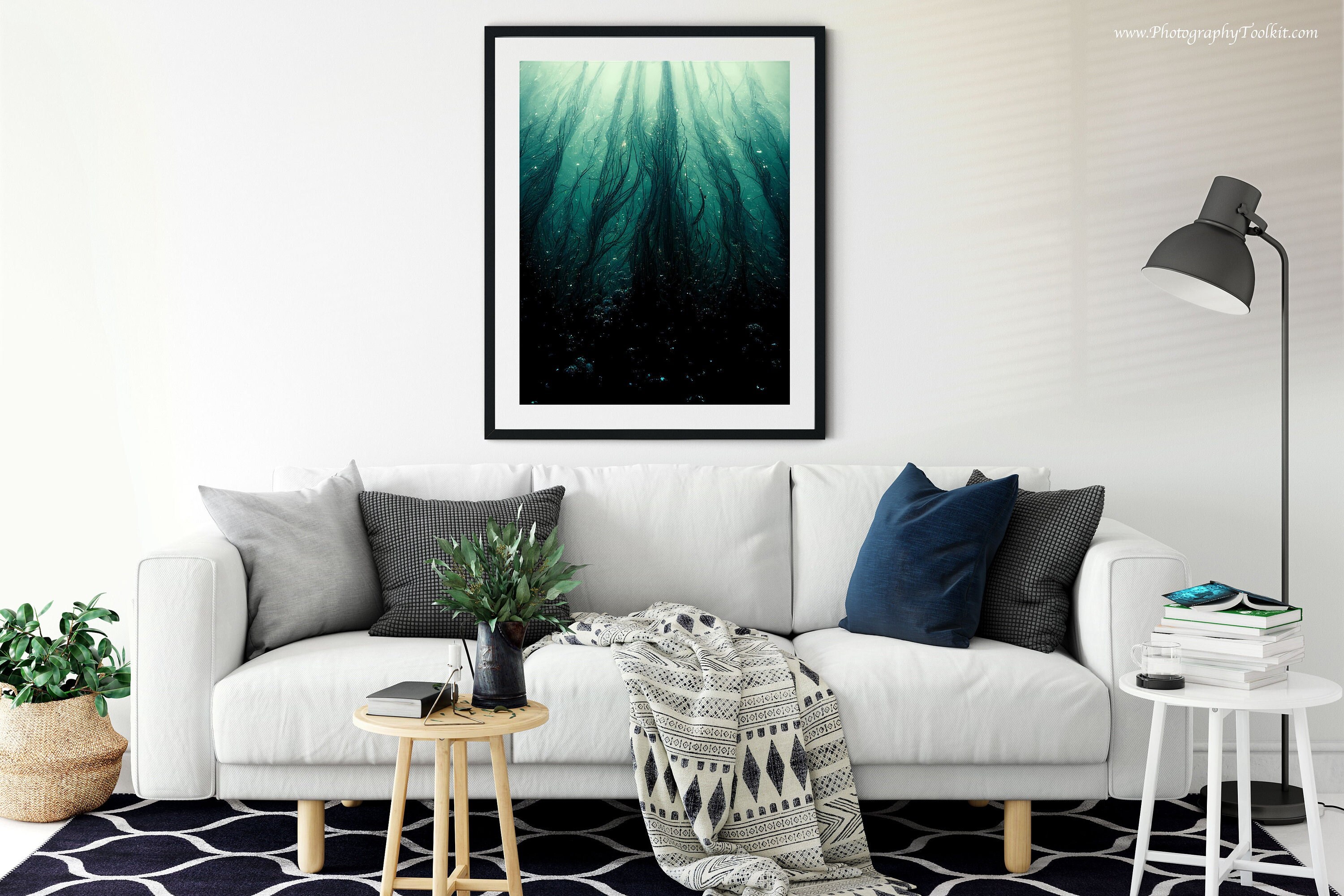 Dark Ocean Print, Ocean Wave Wall Art, Calming Ocean Prints, Coastal Wall Art, Surf Wall Art, Surf Art, Water Decor, Deep Sea Prints