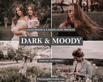 3 Ajustes preestablecidos móviles de Lightroom oscuros y cambiantes / Ajustes preestablecidos de Instagram / Filtro de Instagram / Ajustes preestablecidos de Lightroom para escritorio / Ajustes preestablecidos de Lightroom para dispositivos móviles Urbano