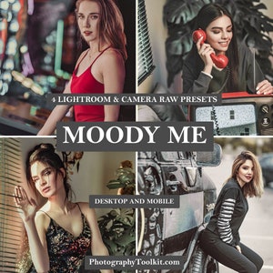 4 Dark and Moody Lightroom Mobile Presets/ Instagram Presets/ Instagram Filter/ Lightroom Presets Desktop/ Mobile Lightroom Presets Urban