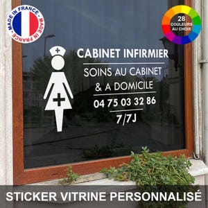 Personalized Nurse Logo Stickers for Window, Customizable Nurse Window Sticker - Window, Wall, Car...