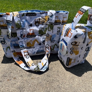 Matching Diaper Bag & Diaper Wipe Pouch | Diaper + Wipe Holder | Baby Shower Gift | Diaper Bag | Tote Bag | Toddler On-the-Go Bag | Boy Mom