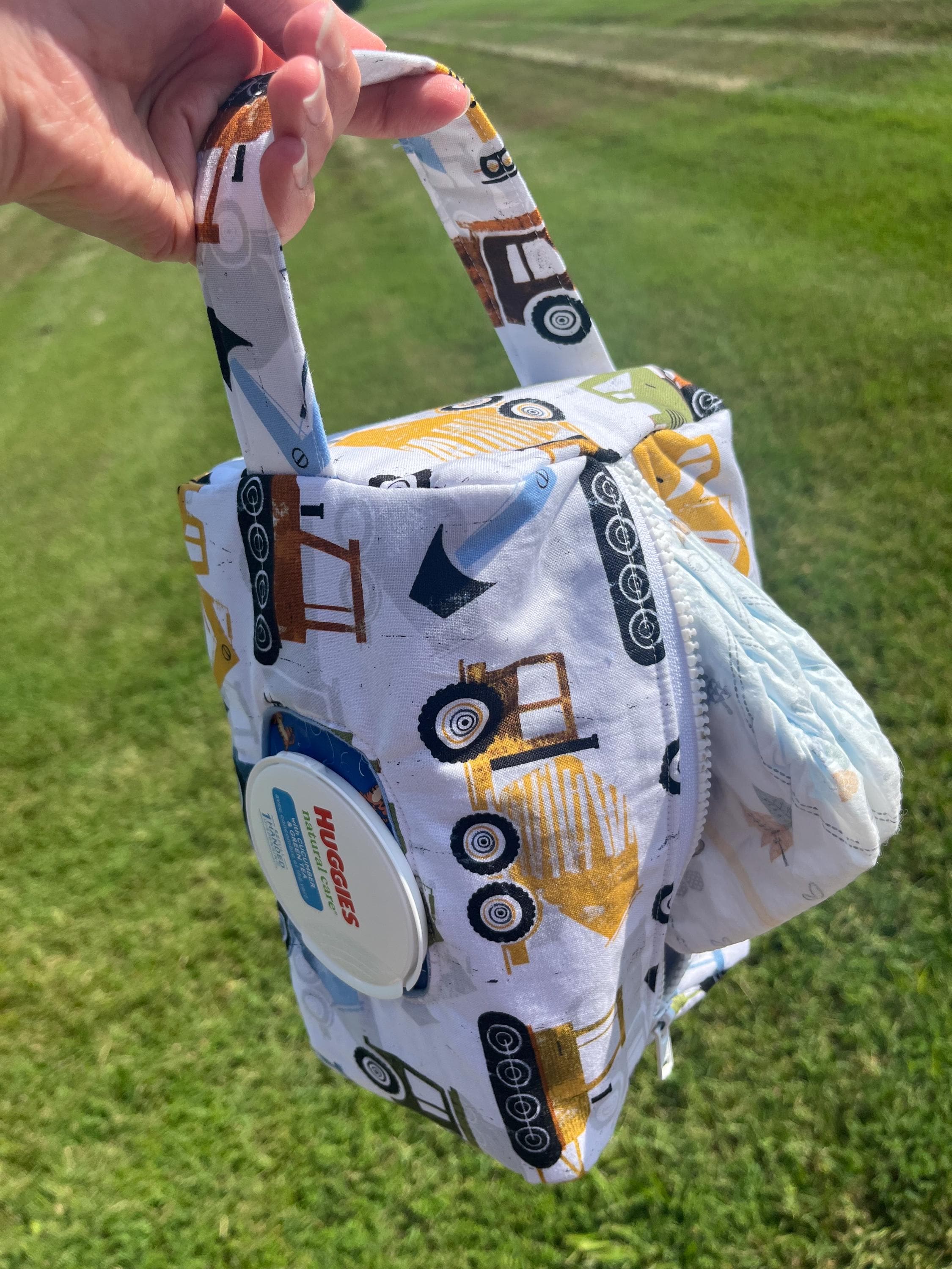 Diaper & Wipe Pouch | Quick On-the-Go Diaper Bag | Diaper + Wipe Holder | Baby Shower Gift | Diaper Bag | Toddler On-the-Go Bag | Halloween