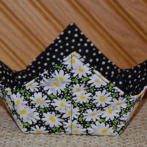 Reversible Microwave Bowl Cozy: Cotton Soup Bowl Holder