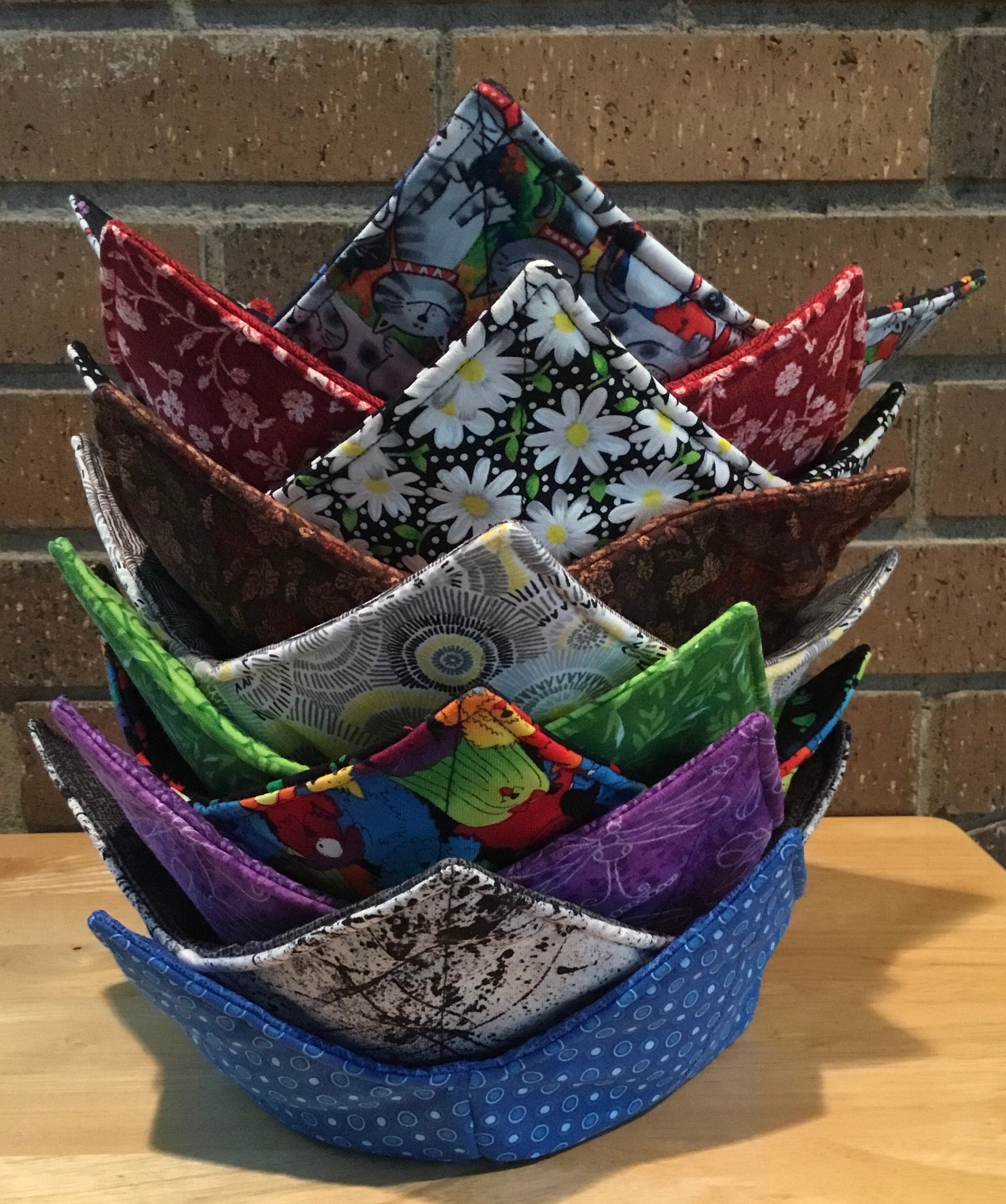 Microwave Bowl Cozy, Reversible Cozy, Hot Soup Bowl Holder, Stocking  Stuffer, Pot Holder Cozies, Gift, Gray Floral_gray