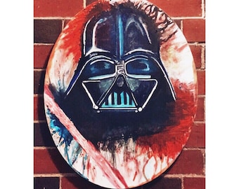 Darth Vader - Pintura acrílica sobre lienzo