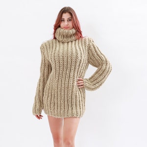 New  Chunky wool  sweater , Turtleneck wool sweater, Wool  sweater , Knit wool sweater, Oversize knit  sweater , Chunky knit  sweater
