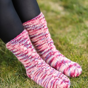 New Melange knit  wool socks, Wool  Hand Knitted Leg, Knit wool socks , Knitted Legwarmer