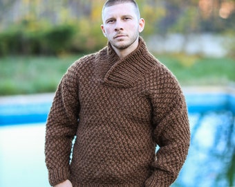 ディズニープリンセスのベビーグッズも大集合 Man Winter Man, for Sweater Wool Pullover, Warm Big Clothing