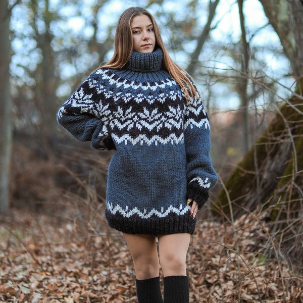 Scandinavian Sweater - Etsy