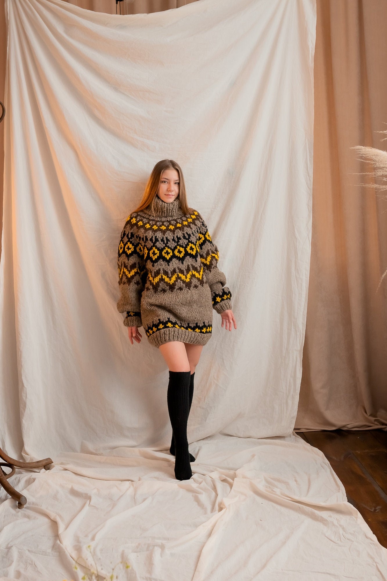 Dana | Women’s Winter Nordic Pattern Sweater main image 0