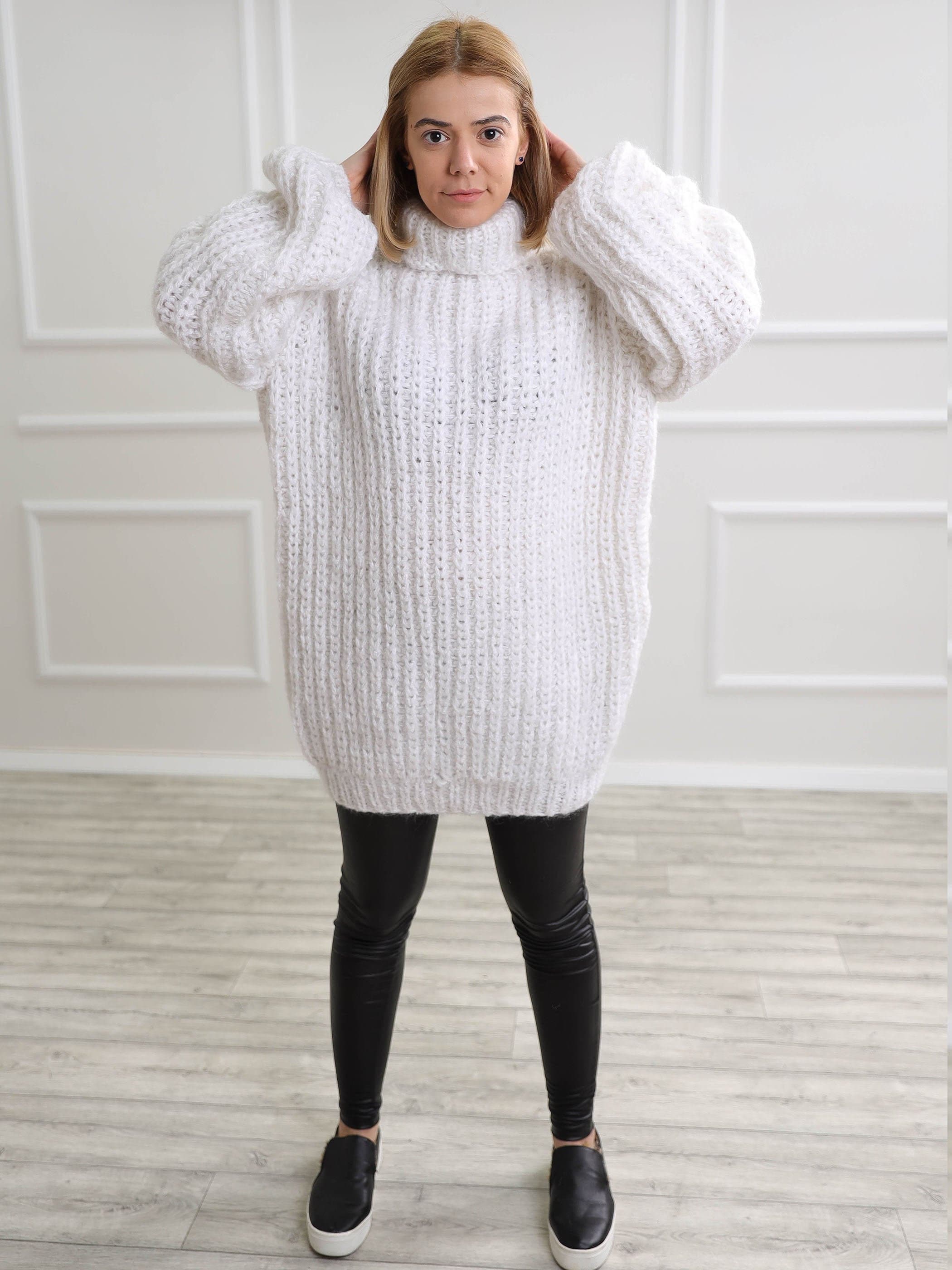 Warm White Sweater - Etsy