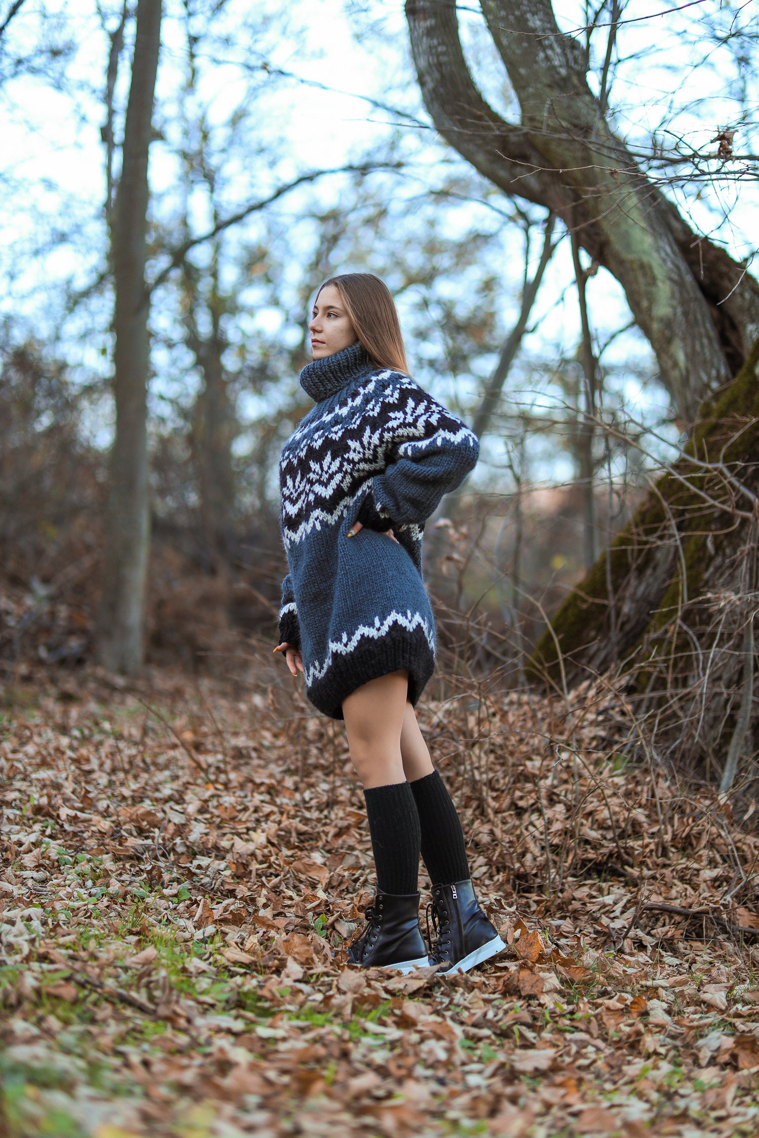 Wool Nordic Pullover, Turtleneck Pullover, Scandinavian Knit Sweater, Islandic Sweater, Chunky Pullover, Oversized Knitwear, Gift for Her - Etsy Wool Nordic Pullover, Turtleneck Pullover, Scandinavian Knit Sweater, Islandic Sweater, Chunky Pullover, Oversized Knitwear, Gift for Her - Etsy
