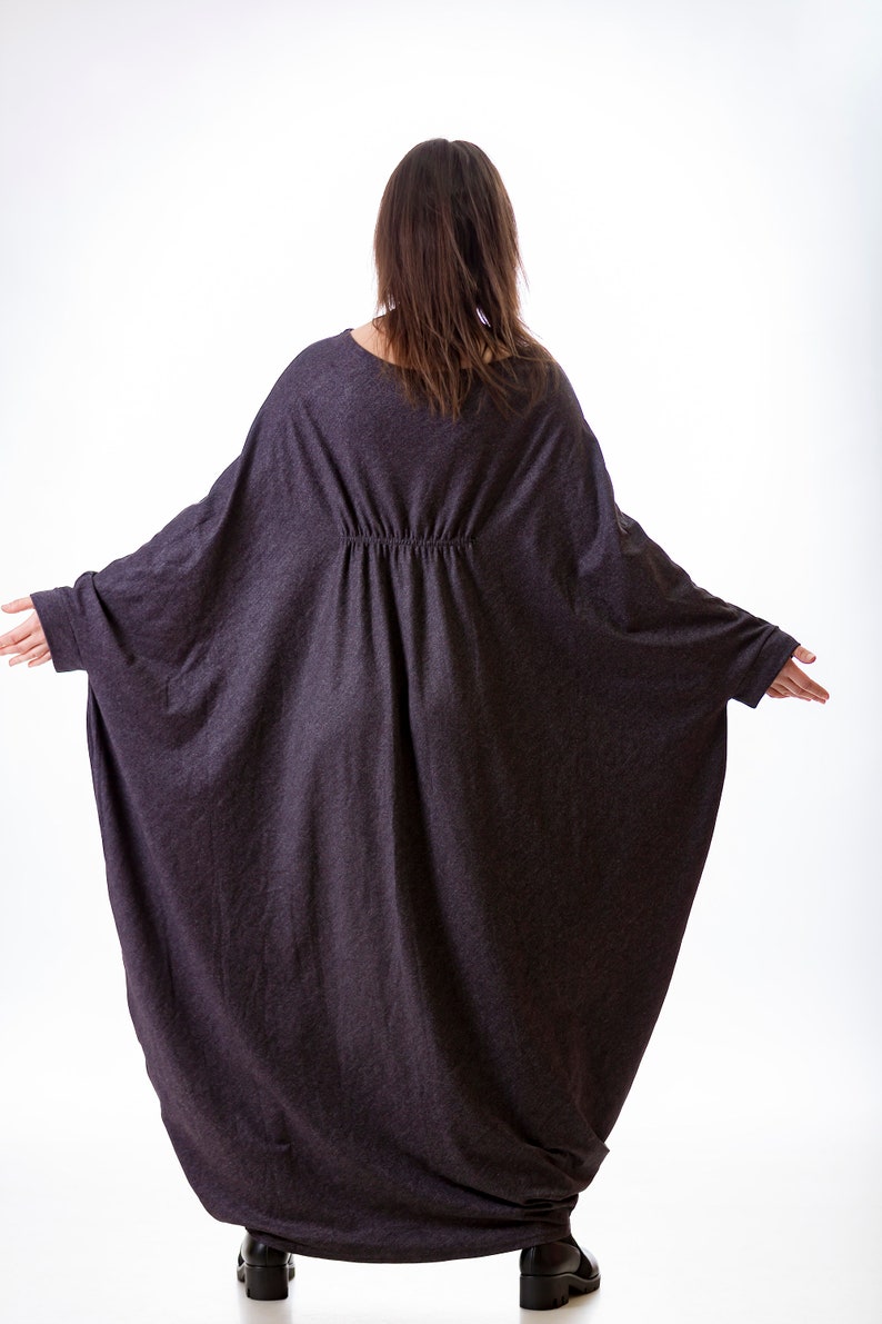 Long Grey dress long sleeve long sleeve long maxi dresses 1980s dress Caftan Kaftan dressdressBlack long sleeve dress MOLIMARK