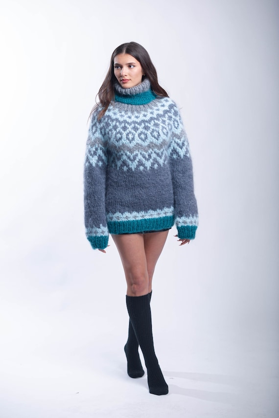マノフ MANOF HALF SLEEVE MOHAIR KNIT （BLUE） MANOF(マノフ)｜HALF SLEEVE MOHAIR KNIT ニット/カーディガン