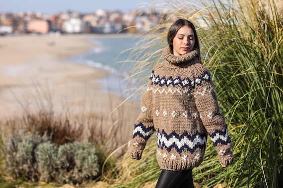 Island wool sweater hot sale