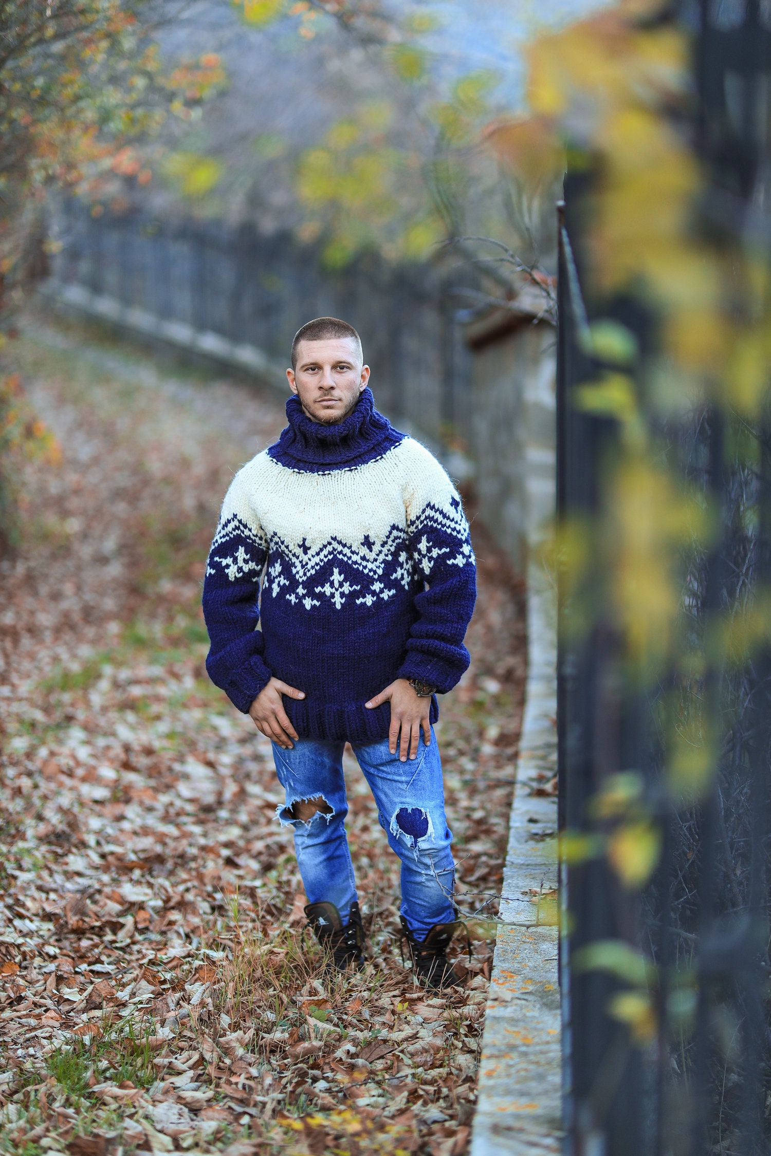 Nordic Knit Sweater, Man Wool Sweater, Giant Turtleneck Pullover, Winter Man Clothing, Warm Christmas Gift for Boyfriend, Huge Wool Pullover - Etsy Nordic Knit Sweater, Man Wool Sweater, Giant Turtleneck Pullover, Winter Man Clothing, Warm Christmas Gift for Boyfriend, Huge Wool Pullover - Etsy