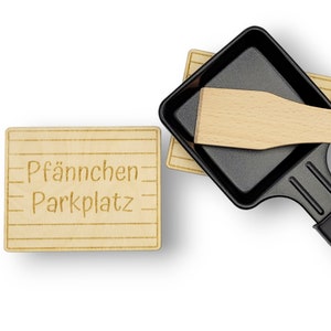 Laser file/ File for laser cutter/ Raclette board/ Coaster/ Laser cut file/ Pan parking space/ A pan pleace/ SVG/ XCS