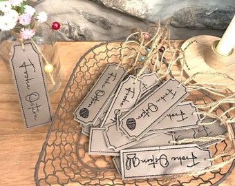 Easter, gift tags / pendant /ITH in 10x10 /10x13 /8 files Happy Easter/ Happy Easter