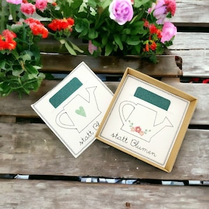 ITH  Stickdatei, Einsteckkarte / Geschenk/ Gutschein/ Karte statt Blumen/ Geburtstag/ Wunscherfüller/  ITH Stickdatei in 10x10