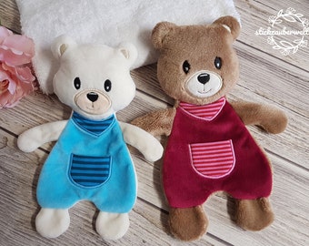 File da ricamo ITH orso, orsacchiotto, trapunta, coperta coccolosa, file da ricamo ITH, motivo ricamo / motivo ricamo, 16x26