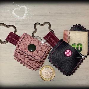 ITH  Stickdatei, Tasche/ Hülle für Chip, Kleingeld/ Anhänger/ Schlüsselanhänger/ Taschenbaumler/ ITH, Stickdatei 10x10