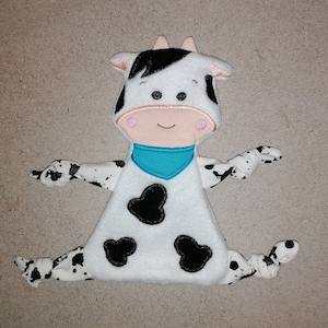 ITH embroidery file, cow, comfort blanket, cuddly blanket, embroidery file, embroidery pattern / embroidery motif, 13x18