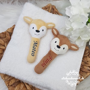ITH embroidery file, rattle deer stick rattle, embroidery pattern / embroidery motif 13x18 /