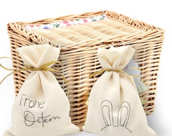 ITH embroidery file / fabric - Easter bag / Easter pouch / gift bag / ITH in 13x18