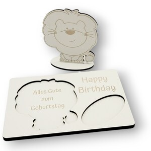 File laser/file per taglio laser/biglietto d'auguri/carta leone/buon compleanno/file tagliato al laser/SVG/XCS