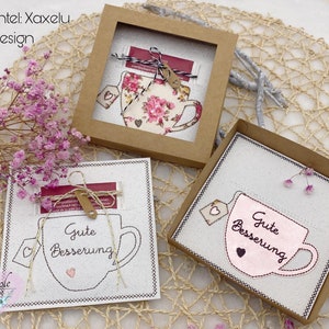Insert card/gift/voucher/card get well soon/wish fulfiler/embroidery file in 10x10