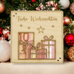 Laser file/ laser cutter/ gift card gifts/ cash gift/ Christmas/ voucher / laser cut file