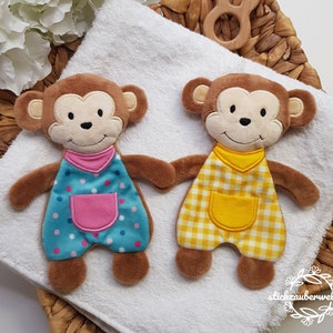 ITH embroidery file, monkey, comfort blanket, ITH embroidery file, embroidery pattern, 18x28 (suitable for 18x28, 20x30, 18x30, 20x28 frames)