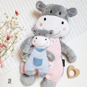 ITH embroidery file, hippo, comfort blanket, ITH embroidery file, embroidery pattern / embroidery motif, 18x28