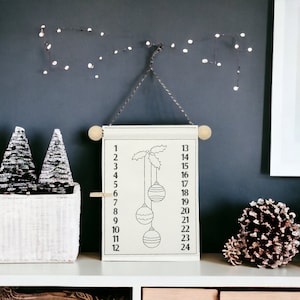 ITH pennant Advent ball/ ITH embroidery file/ 13x18/ 15x24