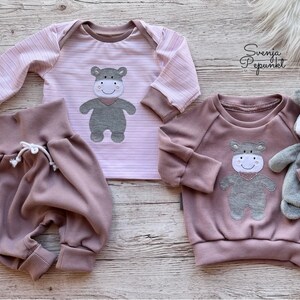 Hippo embroidery file/ doodle application/ embroidery pattern in 3 sizes for 10x10 and 13x18