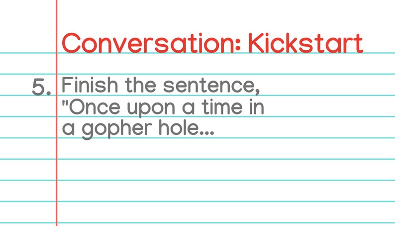 printable family conversation card
