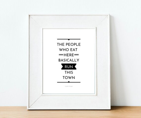 Leslie Knope Quote Printable Run This Town Kitchen Decor Etsy Mexico Leslie Knope Quote Printable Run This Town Kitchen Decor Etsy Mexico