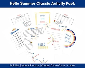 Summer Nature Journal: Mini Journal, Journaling Journal (Digitaler Download)