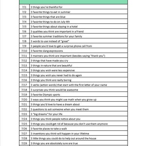 365 tägliche Journal Prompts für Kinder: Fragen schreiben (PDF Download) Bild 5