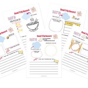 Printable Road Trip Journal, Road Trip Activity Book, Kids Travel Journal - Etsy