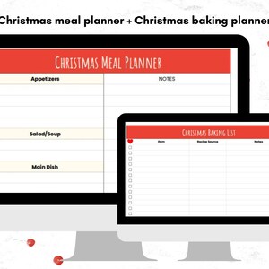 Google Sheets Christmas planner to organize gift lists, advent activities, menus, baking, reading list.