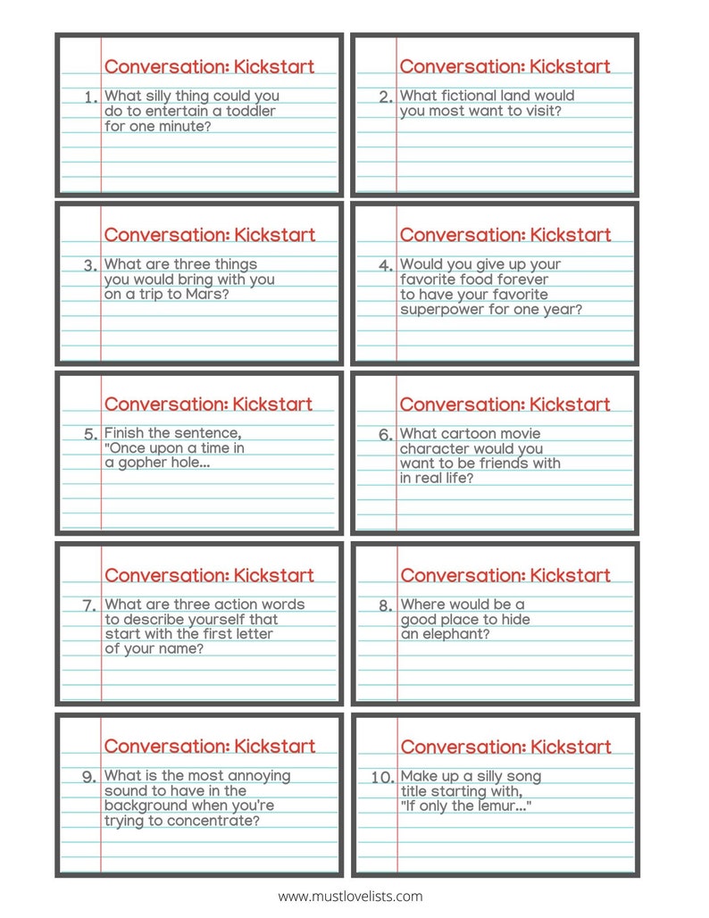 printable conversation starter cards