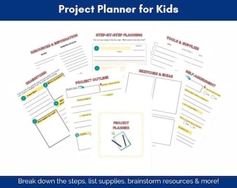 Projektplaner für Kinder: Ziele formulieren, Kurzanleitung für Studenten