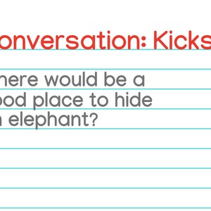 printable family conversation card