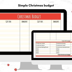 Google Sheets Christmas planner to organize gift lists, advent activities, menus, baking, reading list.