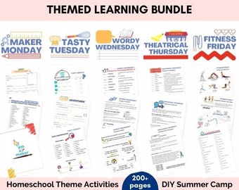 Homeschool Theme Week: Fun Learning Activities (PDF)